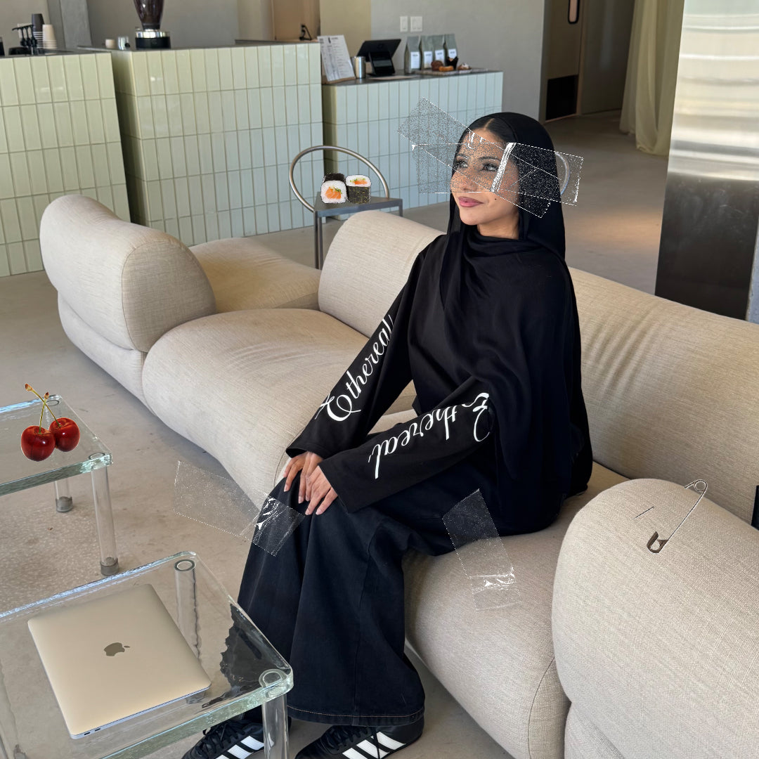 BLACK ETHEREAL LONG SLEEVE