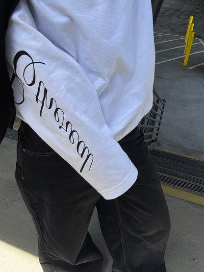 WHITE ETHEREAL LONG SLEEVE