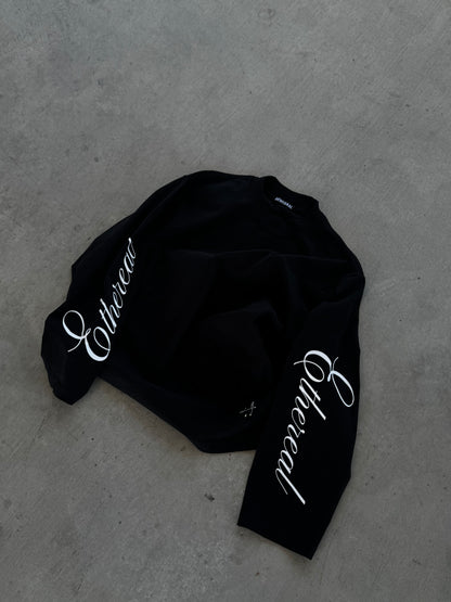 BLACK ETHEREAL LONG SLEEVE