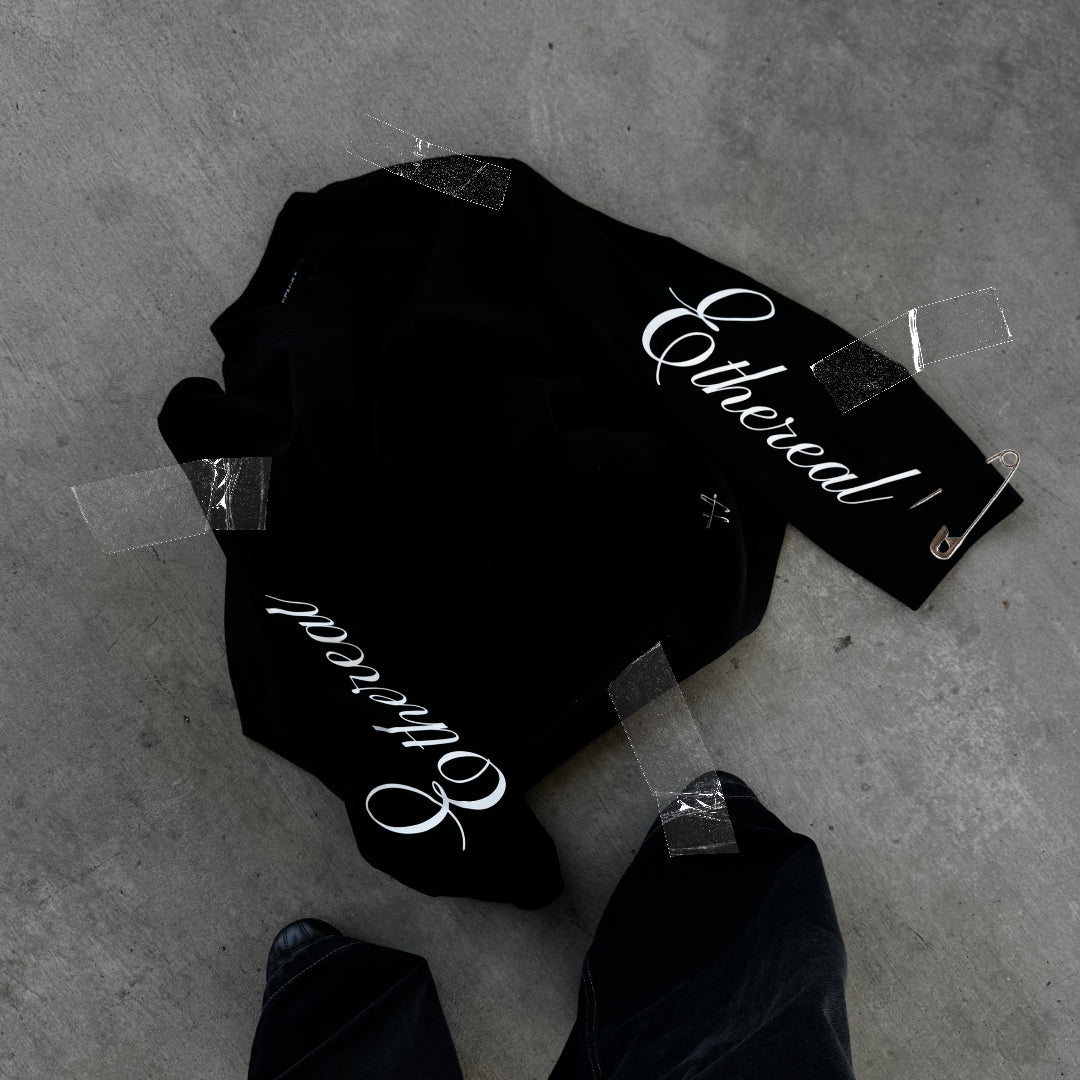 BLACK ETHEREAL LONG SLEEVE