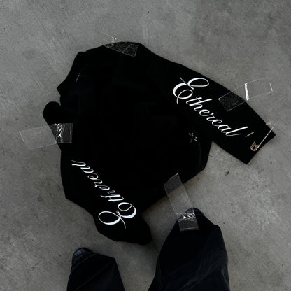 BLACK ETHEREAL LONG SLEEVE
